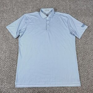 Holderness & Bourne Polo Shirt Mens XL Blue Duncan Tailored Fit Golf Stretch